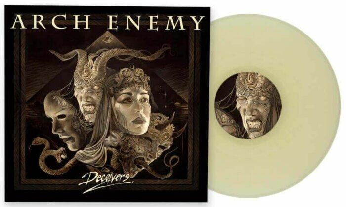 vinyle glow in the dark arch enemy deceivers recto