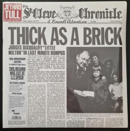 vinyle jethro tull thick as a brick édition 50ème anniversaire recto