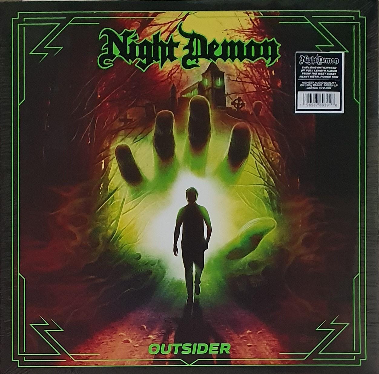 vinyle night demon outsider édition limitée vinyle vert recto