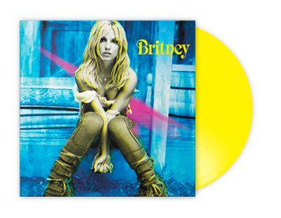 VINYLE JAUNE BRITNEY SPEARS BRITNEY RECTO