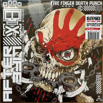 double vinyle five finger death punch afterlife blanc recto