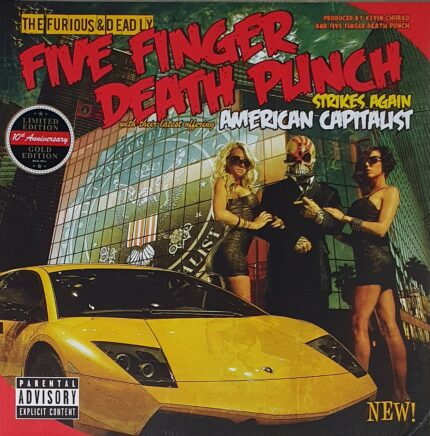 vinyle five finger death punch american capitalist recto