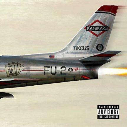 pochette vinyle eminem kamikaze recto