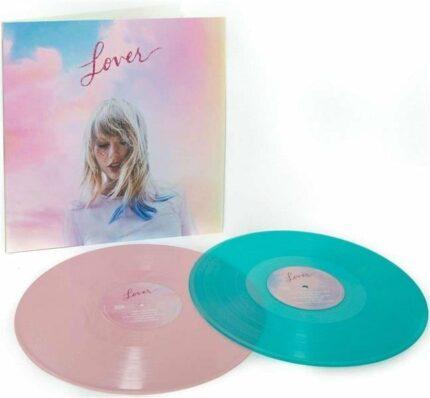 vinyle rose et bleu taylor swift recto