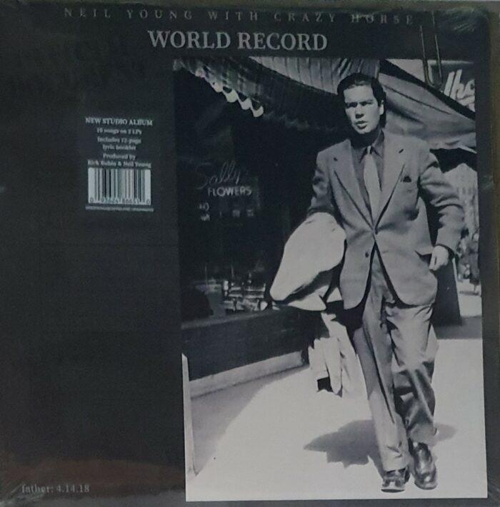 vinyle neil young with crazy horse world record recto