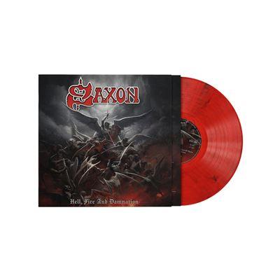 vinyle saxon hell fire and damnation rouge recto