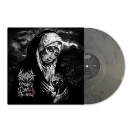 VINYLE ARGENT NOIR MARBRE GRAND MORBID FUNERAL RECTO