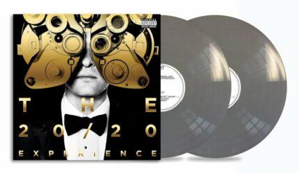 vinyle argent justin timberlake the 20/20 experience 2/2 recto