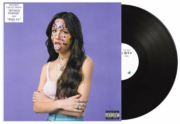 vinyle olivia rodrigo sour recto