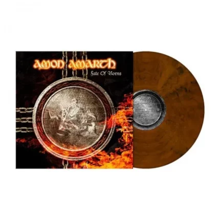 vinyle ocre marron marbré amon amarth fate of norns recto