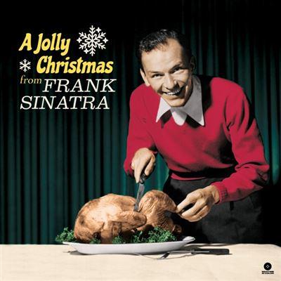 vinyle blanc frank sinatra a jolly christmas from frank sinatra recto