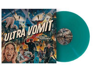 vinyle bleu pétrole ultra vomit et le pouvoir de la puissance recto