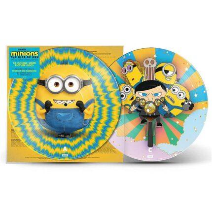 vinyle picture disc minions the rise of gru recto