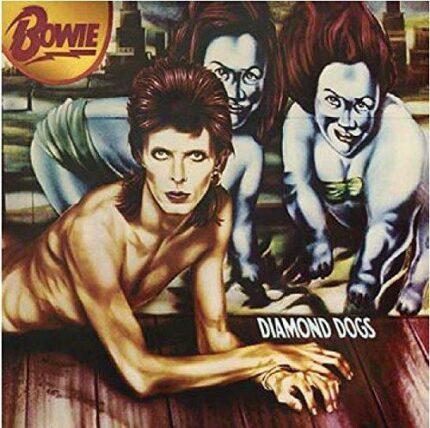 vinyle david bowie diamond dogs recto