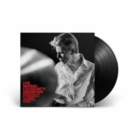 vinyle noir david bowie live nassau coliseum 76 recto