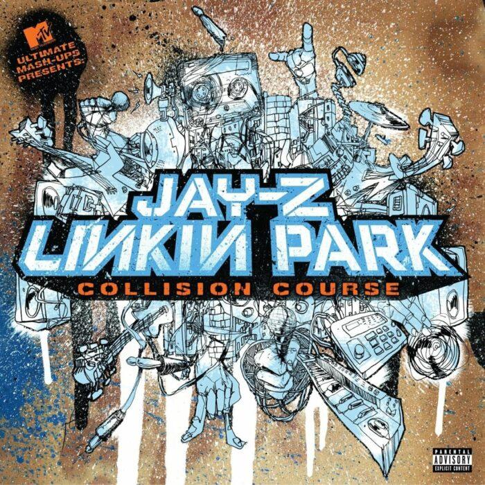 vinyle jay z linkin park collision course recto