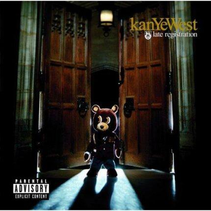 vinyle kanye west late registration recto