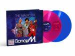 vinyle magenta transparent bleu transparent boney M the magic of boney M recto