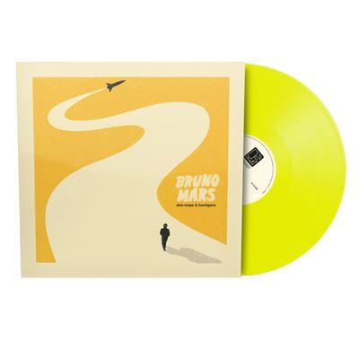 VINYLE JAUNE NEON BRUNO MARS DOO-WOPS & HOOLIGANS RECTO