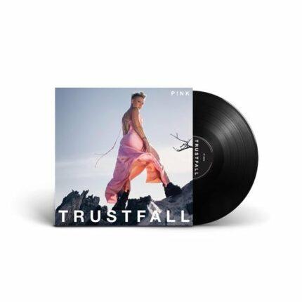 vinyle noir pink trustfall recto