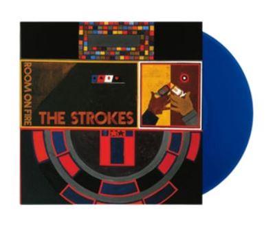 Vinyle bleu the strokes room on fire recto