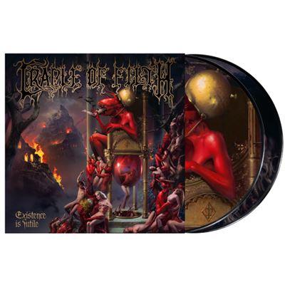 VINYLE PICTURE DISC CRADLE OF FILTH EXISTENCE IS FUTILE RECTO