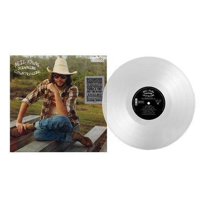 VINYLE TRANSPARENT NEIL YOUNG OCEANSIDE COUNTRYSIDE RECTO